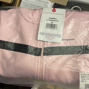 Brand new 3 piece 2t champion jumpsuit